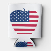 Rafraîchisseur Pour Canette Le drapeau américain Big Apple NYC (Devant)