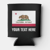Rafraîchisseur Pour Canette Le drapeau de la République de Californie peut ref (Devant)