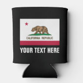 Rafraîchisseur Pour Canette Le drapeau de la République de Californie peut ref (Dos)