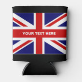 Rafraîchisseur Pour Canette Le drapeau de l'Union Jack britannique peut refroi (Devant)