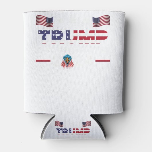 Rafraîchisseur Pour Canette Le drapeau de Trump 2024 ramènera l'Amérique aux h (Devant)