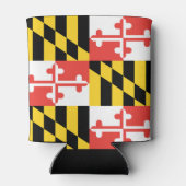 Rafraîchisseur Pour Canette Le drapeau du Maryland peut refroidir (Dos)