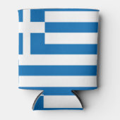 Rafraîchisseur Pour Canette Le drapeau national de la Grèce (Devant)
