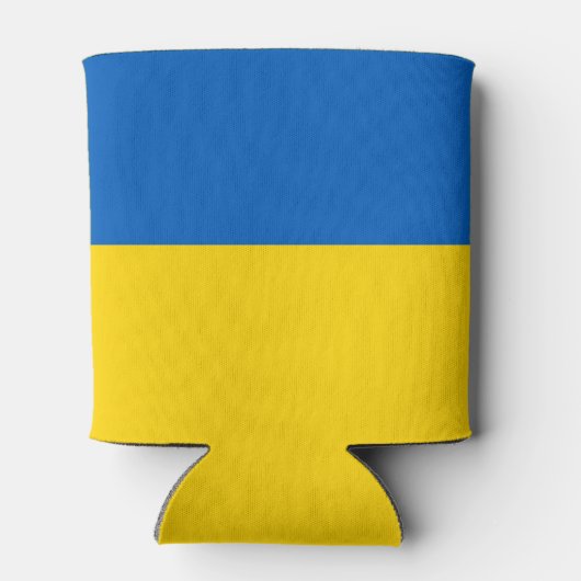 Rafraîchisseur Pour Canette Le drapeau ukrainien avec blason peut refroidir (Dos)