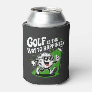 Rafraîchisseur Pour Canette Le golf est la voie vers le bonheur