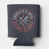 Rafraîchisseur Pour Canette Le Grill d'Abuelito Année personnalisée (Dos)