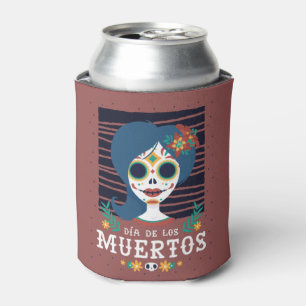 Rafraîchisseur Pour Canette Le Jour Des Morts Cadeau Crâne De Sucre Mexicain