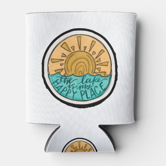 Rafraîchisseur Pour Canette Le lac est mon joyeux cadeau de navigation de plai (Devant)
