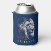 Rafraîchisseur Pour Canette Le Lion de Juda Marine Blue Red Gold Christian (Can Dos)