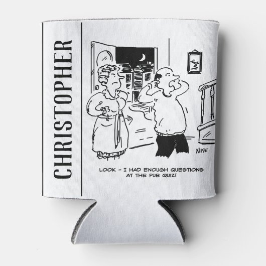 Rafraîchisseur Pour Canette Le mari ne veut pas remettre en question (Devant)