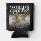 Rafraîchisseur Pour Canette Le papa le plus froid du monde 2 photo (Devant)