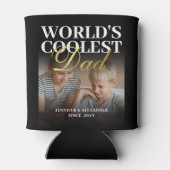 Rafraîchisseur Pour Canette Le papa le plus froid du monde 2 photo (Dos)