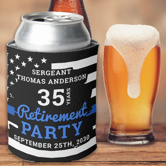 Rafraîchisseur Pour Canette Le Parti de la retraite de la police privilégie un