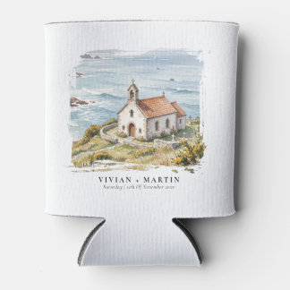 Rafraîchisseur Pour Canette Le petit mariage de la chapelle au bord de la mer