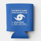 Rafraîchisseur Pour Canette Le plan d'évacuation des ouragans peut se refroidi (Dos)