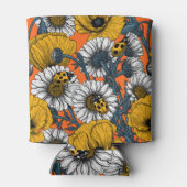 Rafraîchisseur Pour Canette Le pré en jaune et bleu (Dos)