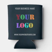 Rafraîchisseur Pour Canette Le site Web de nom de logo personnalisé peut refro (Dos)