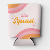 Rafraîchisseur Pour Canette Le Squad Super rose & orange (Devant)