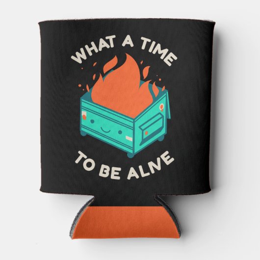 Rafraîchisseur Pour Canette Le temps d'être vivant peut se refroidir (Devant)