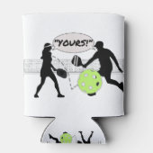 Rafraîchisseur Pour Canette "Le tien !" Double Pickleball (Dos)