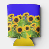 Rafraîchisseur Pour Canette Le tournesol peut refroidir drapeau ukrainien coul (Dos)