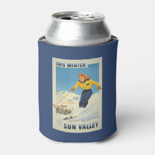 Rafraîchisseur Pour Canette Le Vintage voyage de Sun Valley, Idaho peut