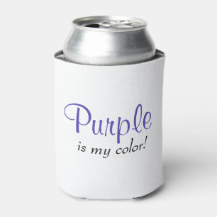 Rafraîchisseur Pour Canette Le violet est ma couleur mignonne