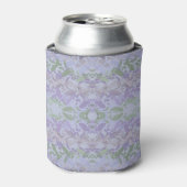 Rafraîchisseur Pour Canette Leafy Creeping Vine Drawing Pattern With Pastels (Can devant)