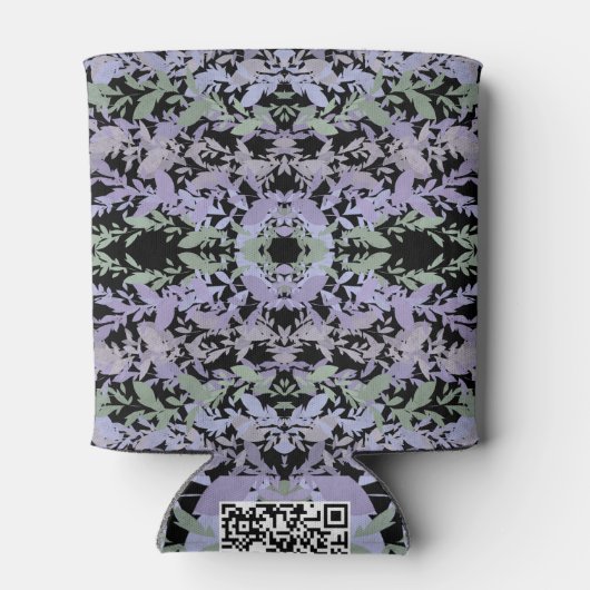 Rafraîchisseur Pour Canette Leafy Creeping Vine Drawing Pattern With Pastels (Dos)