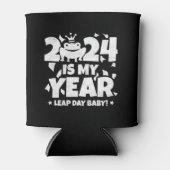 Rafraîchisseur Pour Canette Leap Day Leaper 2024 est mon année fév 29 annivers (Devant)