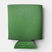 Rafraîchisseur Pour Canette Leatherette verte : Arrière - plan texturé. (Dos)