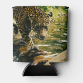 Rafraîchisseur Pour Canette Leopard Crossing a Stream Photographie (Devant)