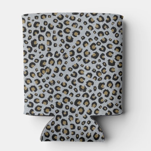 Rafraîchisseur Pour Canette Léopard noir de l'or (Dos)