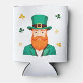 Rafraîchisseur Pour Canette Leprechaun Clover Shamrock Patrick's Day (Devant)