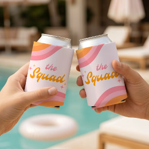 Rafraîchisseur Pour Canette L'équipe Groovy Rose & Orange