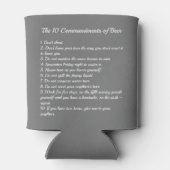 Rafraîchisseur Pour Canette Les 10 commandes de bière (Dos)