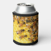 Rafraîchisseur Pour Canette Les abeilles sur Honeypeb Can Coozy (Can Dos)