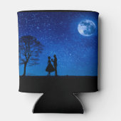 Rafraîchisseur Pour Canette Les amoureux en pleine lune (Dos)