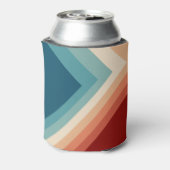 Rafraîchisseur Pour Canette les années 70 Motif Retro Stripes (Can Dos)