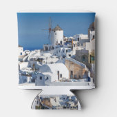 Rafraîchisseur Pour Canette Les célèbres moulins à vent en Oia de Santorin, Gr (Dos)