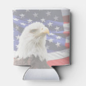 Rafraîchisseur Pour Canette Les Étoiles Et Les Rayures Patriotiques Peuvent Se (Dos)