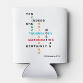 Rafraîchisseur Pour Canette Les Femmes Dans Le Mot Croisé STEM (Dos)