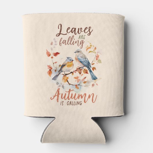 Rafraîchisseur Pour Canette Les feuilles Chutent - Les Oiseaux D'Automne Et Le (Dos)