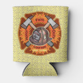 Rafraîchisseur Pour Canette Les flammes des pompiers peuvent refroidir (Devant)