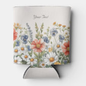 Rafraîchisseur Pour Canette Les Fleurs sauvages colorés peuvent refroidir (Devant)