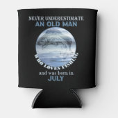 Rafraîchisseur Pour Canette Les hommes ne sous-estiment jamais un vieil homme (Devant)