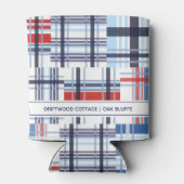 Rafraîchisseur Pour Canette Les Madras rouges, blancs et bleus peuvent se refr (Dos)