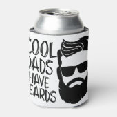 Rafraîchisseur Pour Canette Les papas cool ont des barbes (Can devant)