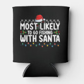 Rafraîchisseur Pour Canette Les Plus Probables D'Aller Pêcher Avec Père Noël D (Devant)