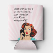 Rafraîchisseur Pour Canette Les relations sont comme Algebra Funny Quip (Dos)